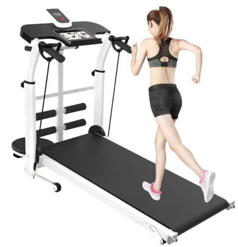 Mechanical Treadmill, Folding Weight-Loss Exercise Equipment,-image