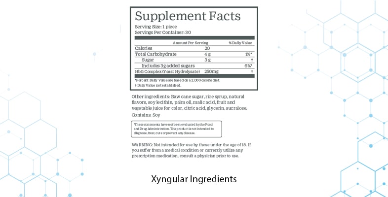 Xyngular Ingredients