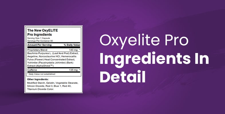 Oxyelite Pro Ingredients