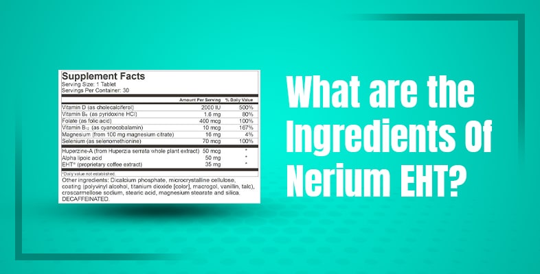What Are The Ingredients Of Nerium EHT