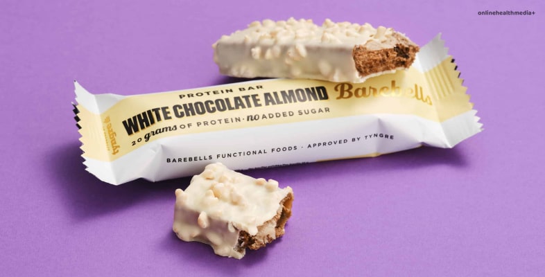 White Chocolate Almond Barbells Protein Bar 